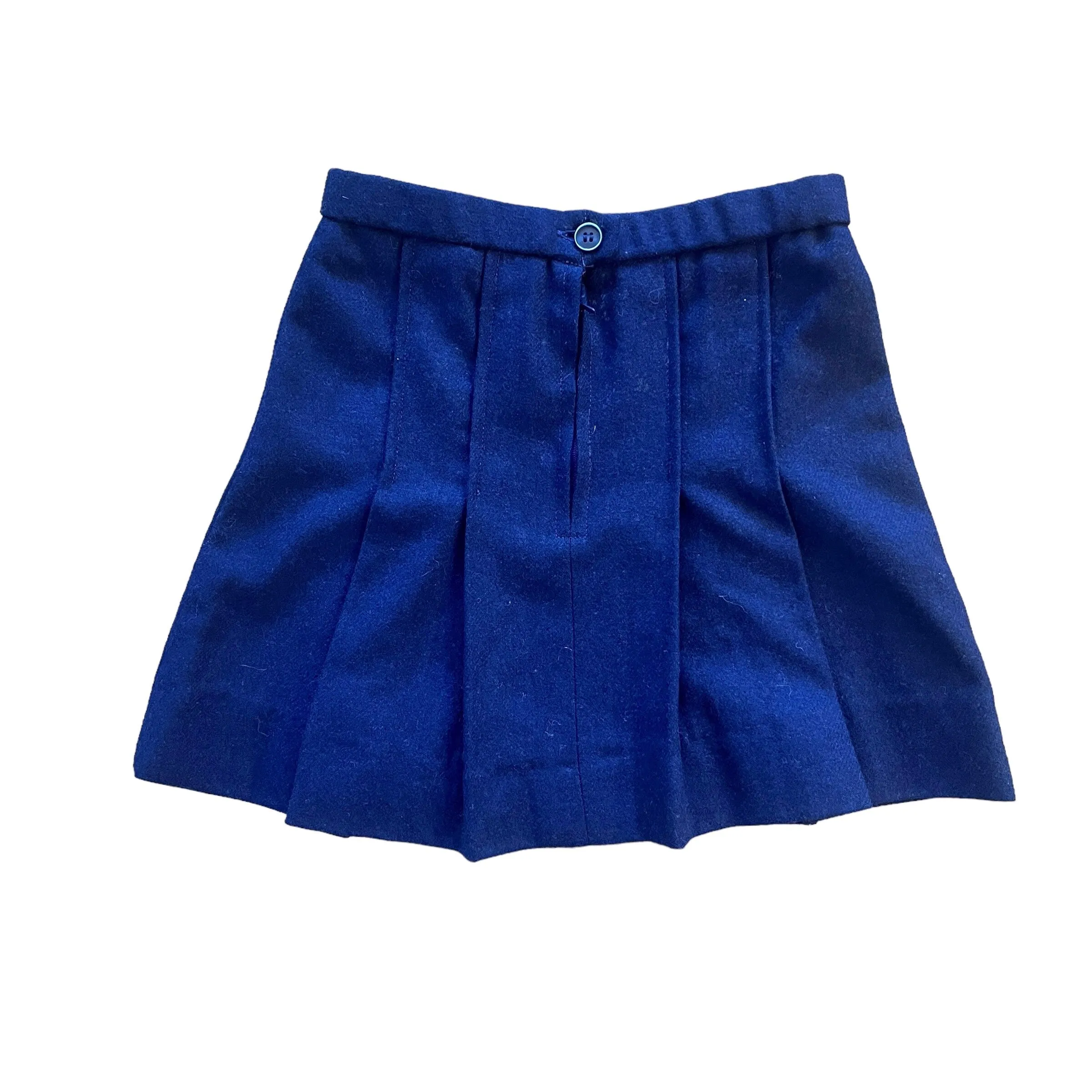 1960's Navy Pleated  Skirt / 4-5Y