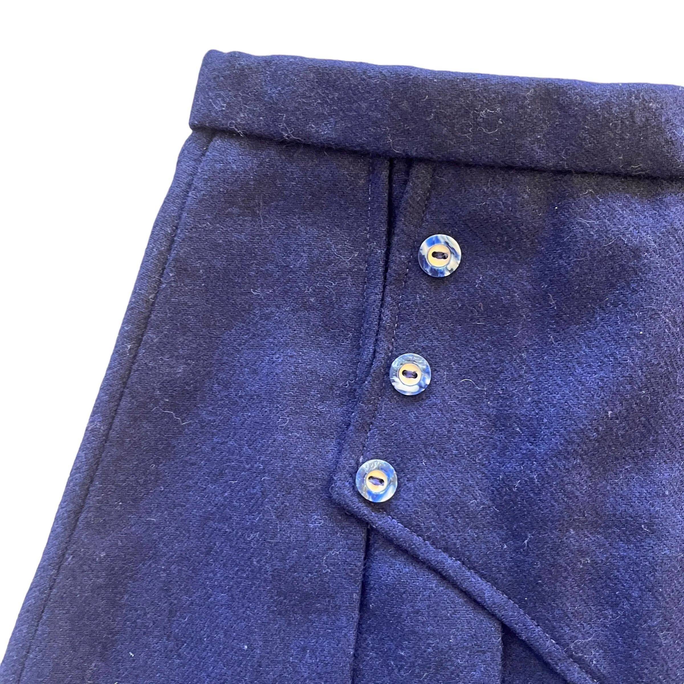 1960's Navy Pleated  Skirt / 4-5Y