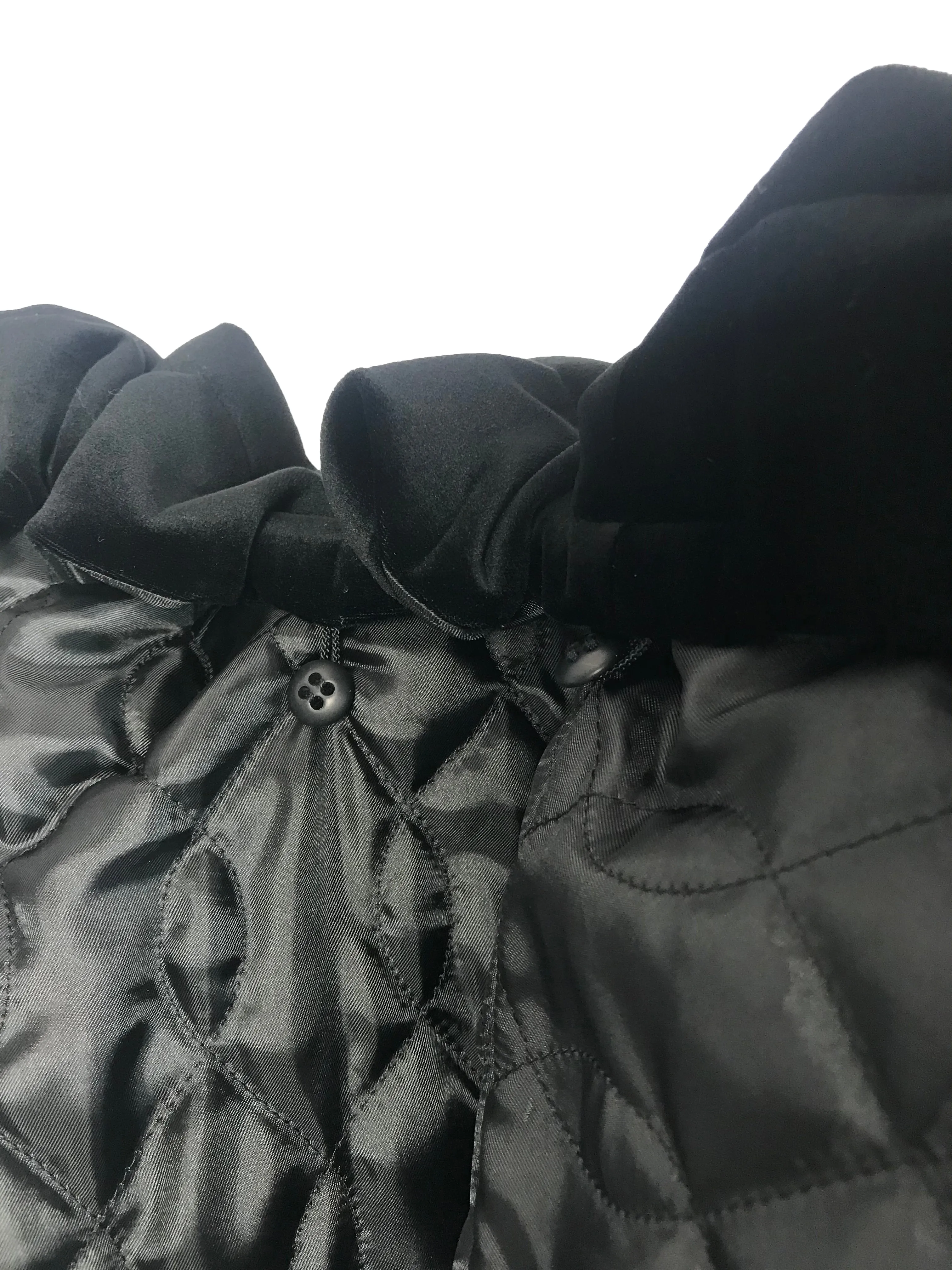 1990s ISSEY MIYAKE Velvet Cocoon Coat