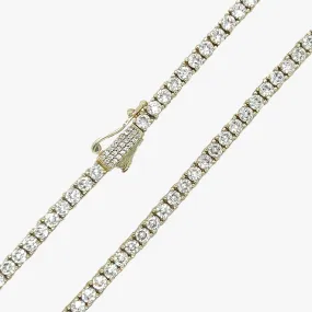 3mm Diamond Tennis Necklace