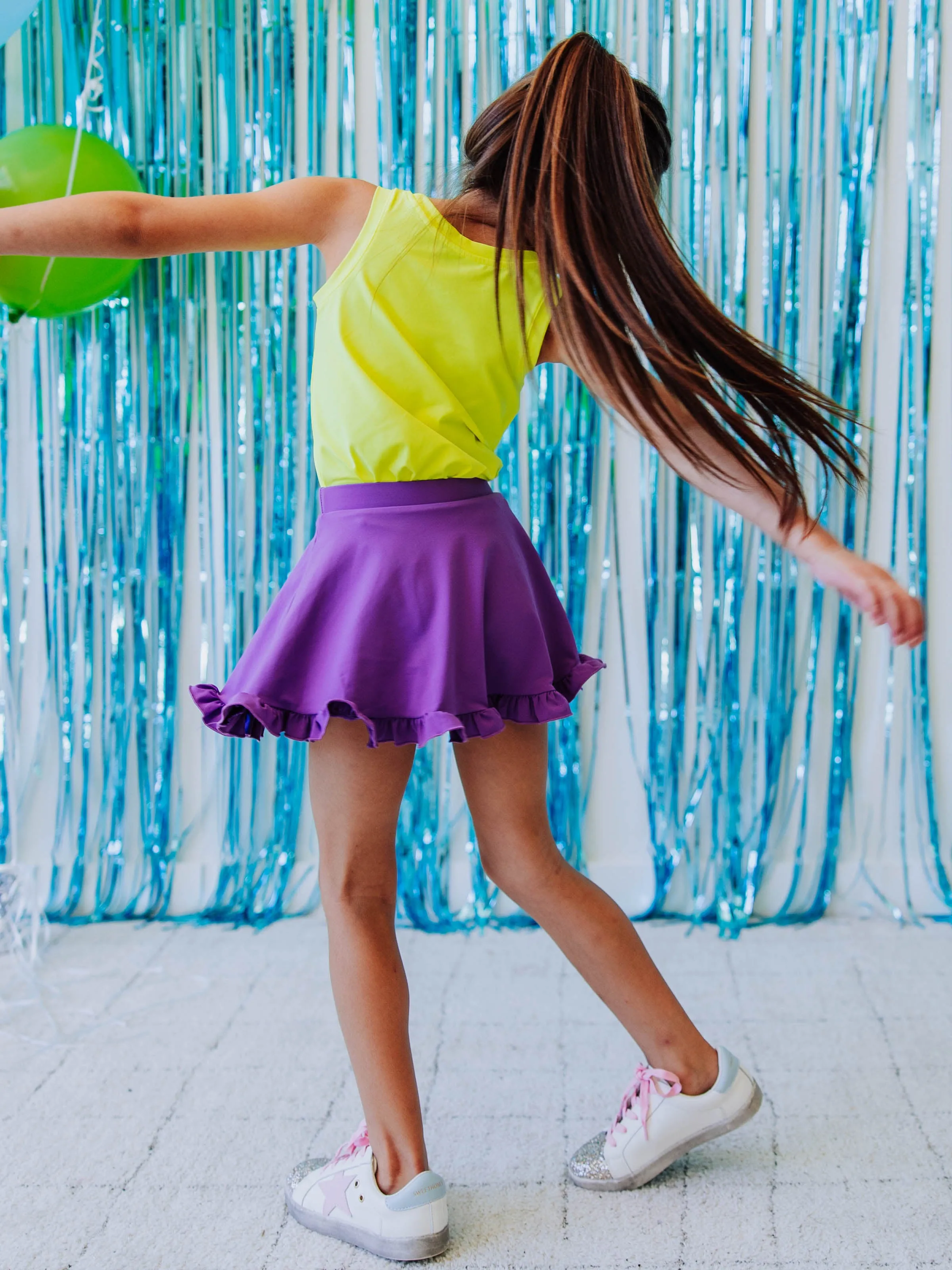 Active Flair Skort - Royal Purple