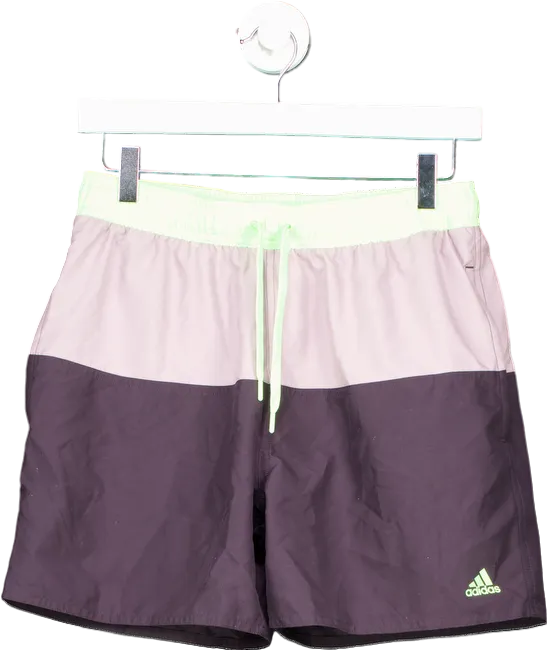 Adidas Grey/Black Swim Shorts UK S