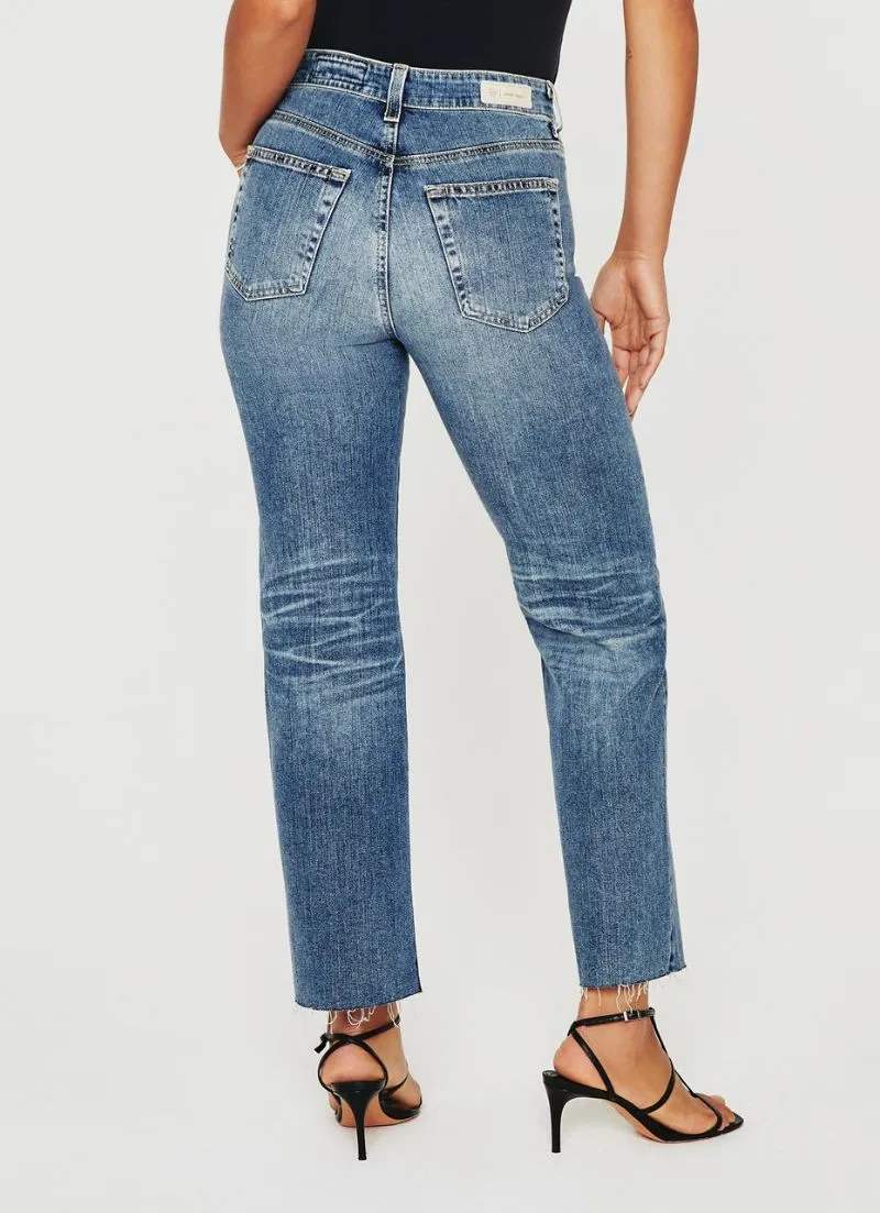 Alexxis High-Waisted Cropped Jeans