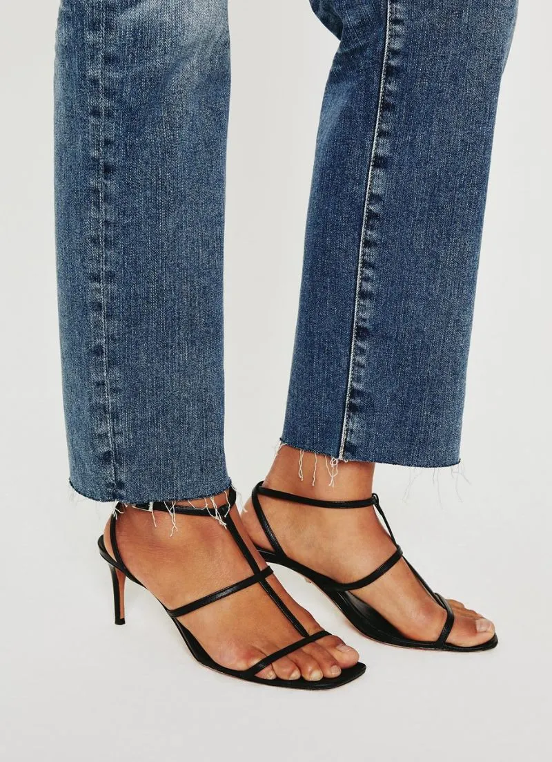 Alexxis High-Waisted Cropped Jeans