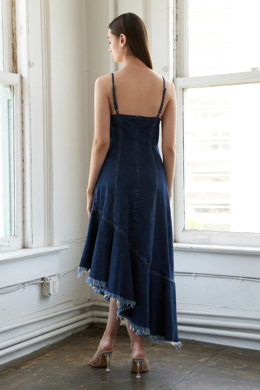 AMAZING GRACE DENIM MINI DRESS