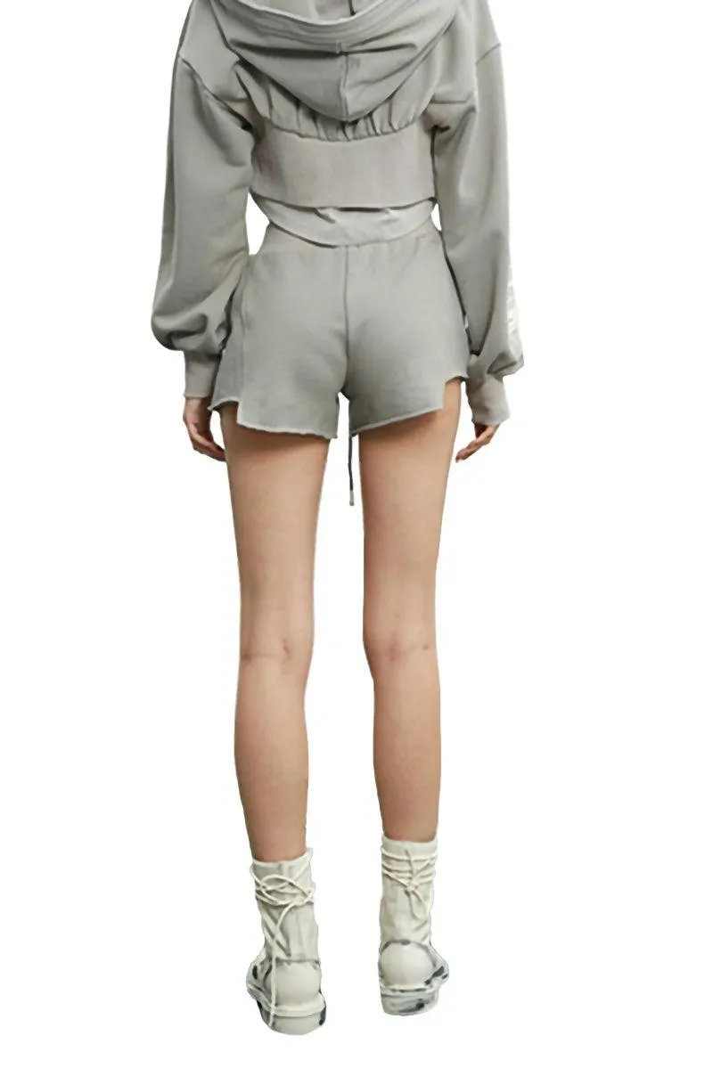 Ash Grey Casual Shorts