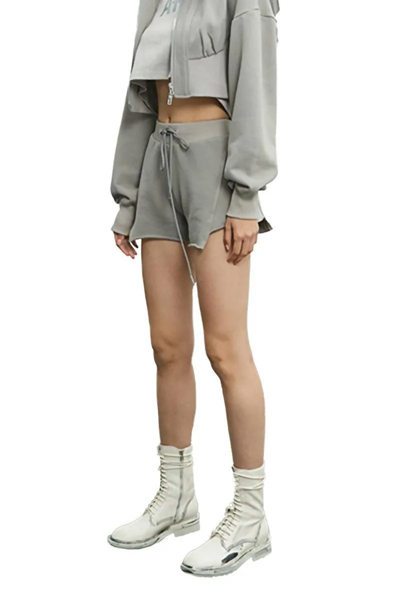 Ash Grey Casual Shorts