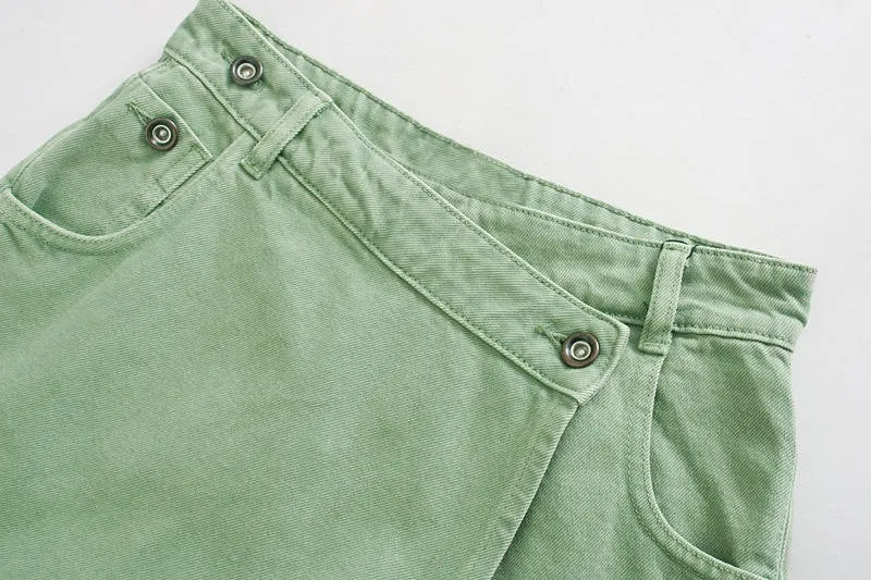 ASYMMETRIC WRAP STYLE SHORTS
