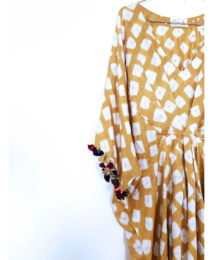 Bandhani Drape Kaftan