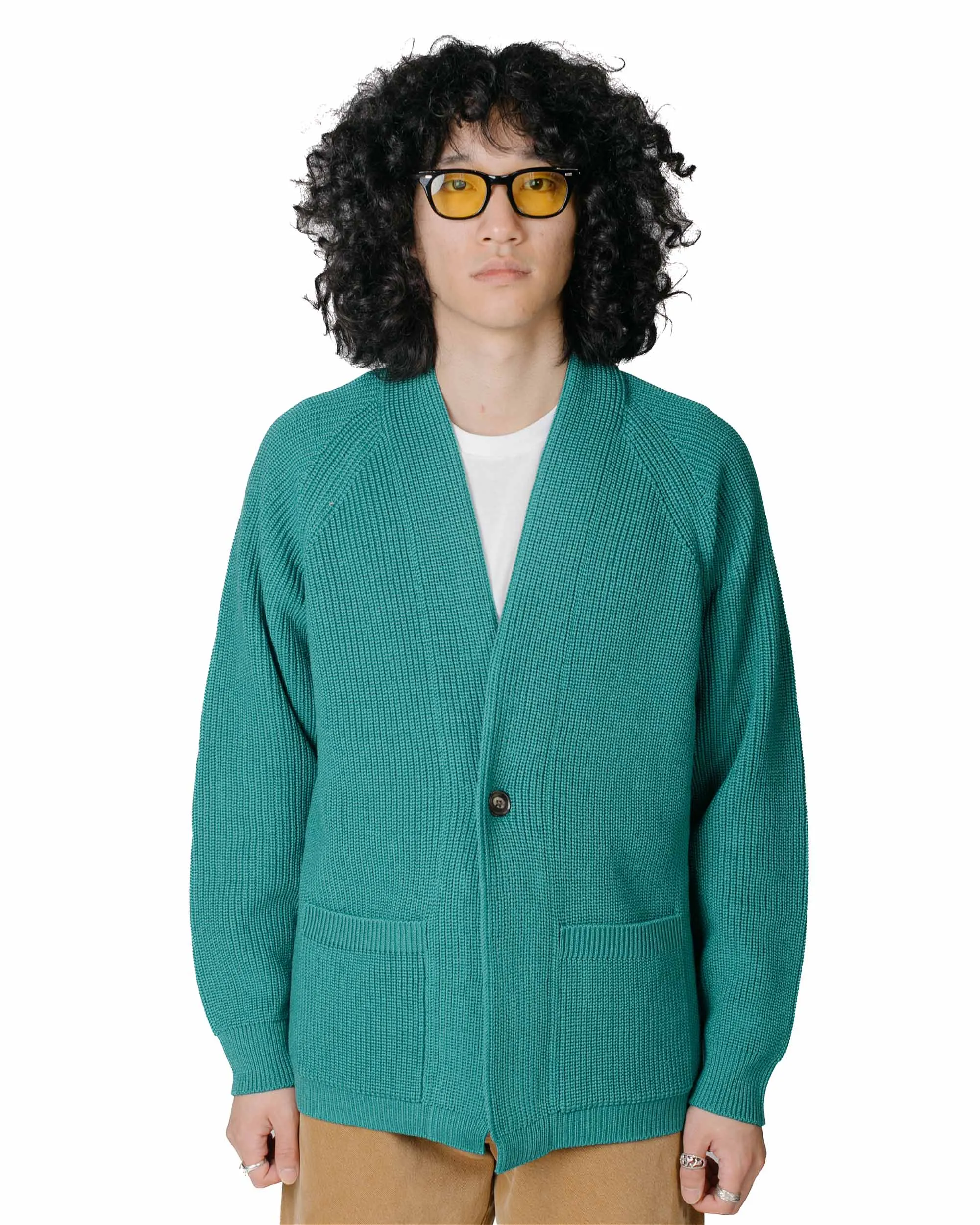 Batoner Signature 1B Cardigan Emerald