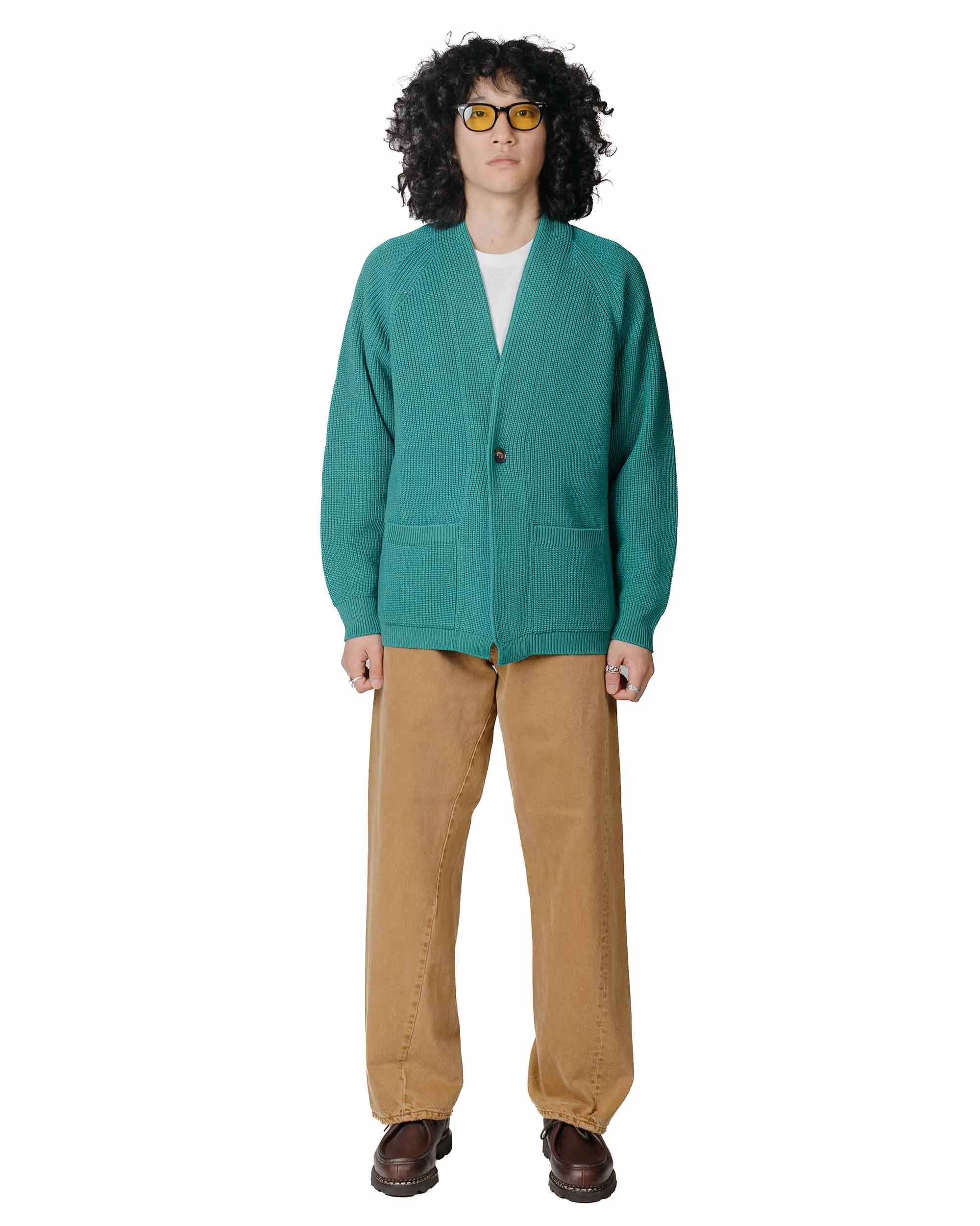Batoner Signature 1B Cardigan Emerald