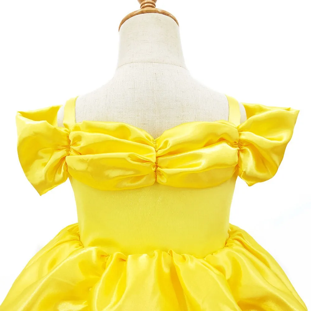 Belle Deluxe Princess Inspired Girls Dress Costume