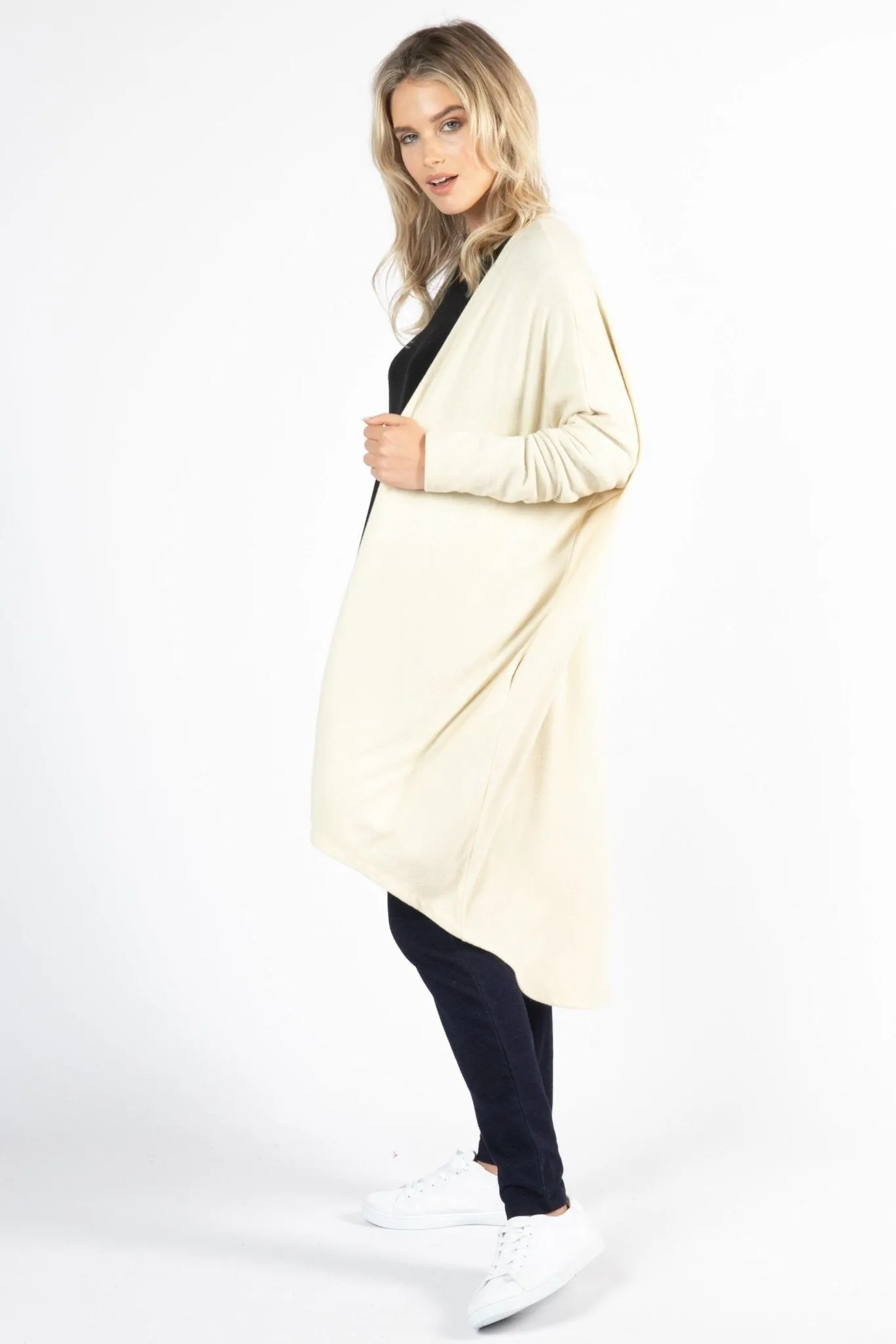 Betty Basics Harlow Cardigan in Oatmeal