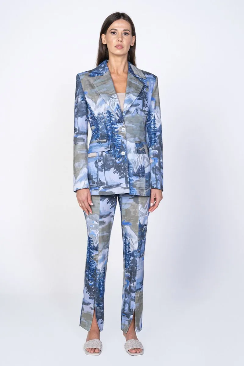 BLUE LANDSCAPE SUIT SET