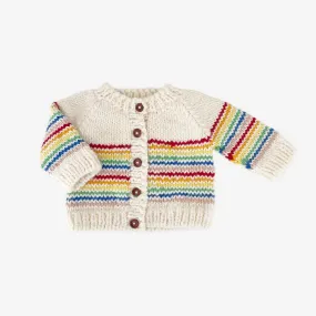 Blueberry Hill Rainbow Stripe Cardigan
