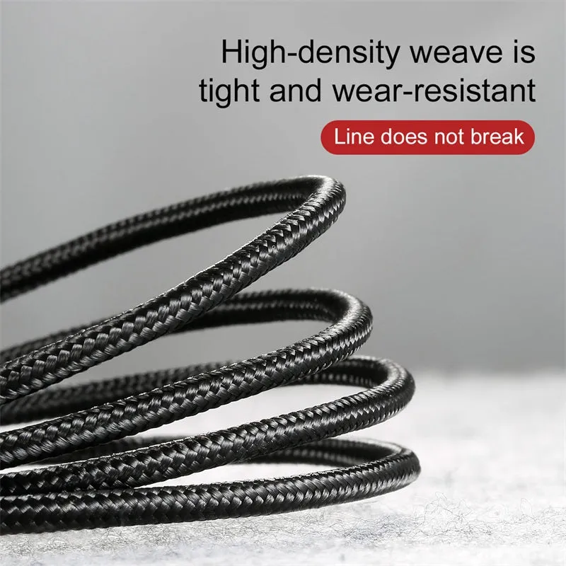 (Buy 1 Get 1) Baseus Cafule 2.4A Micro Cable (1M)- Red   Black