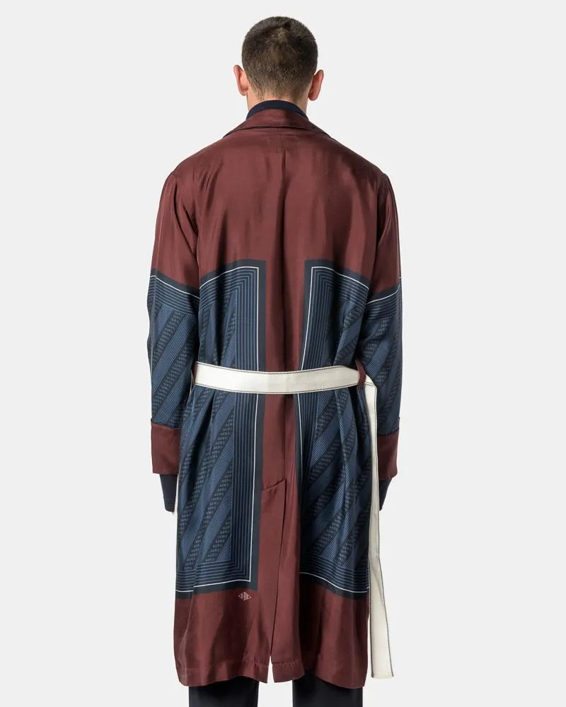 Carre Robe in Burgundy