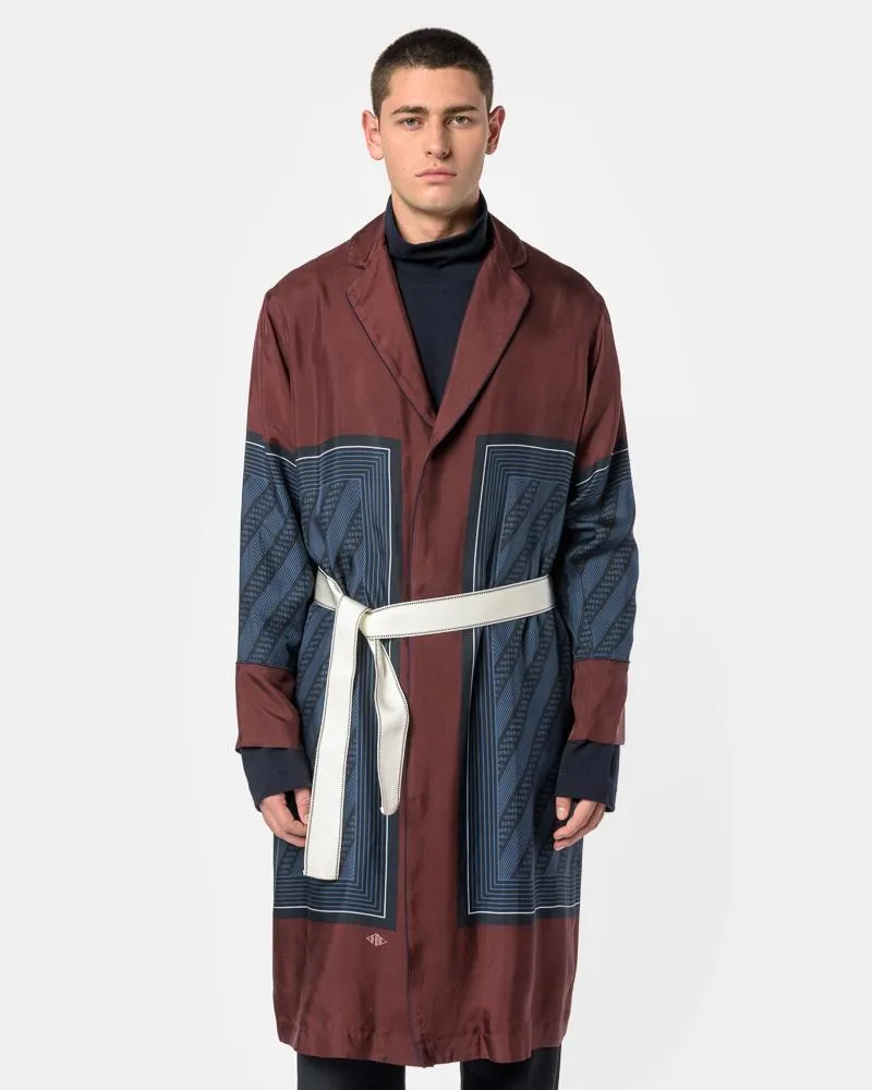 Carre Robe in Burgundy