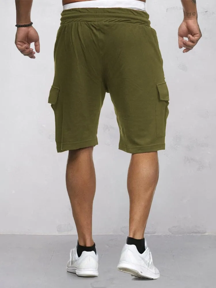 Casual Drawstring Cargo Shorts