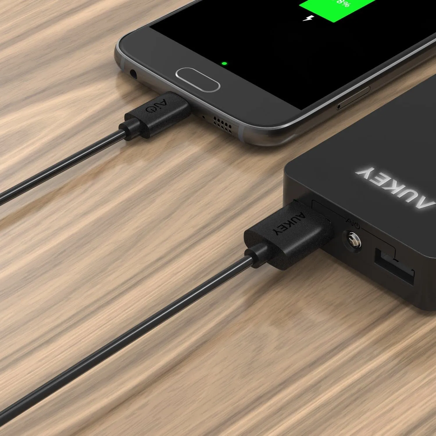 CB-D5 Qualcomm Quick Charge 2.0 3.0 Micro USB 2.0 Cable (2 X 1 M 1X 2M 2 X 0.3m) 5 Pack