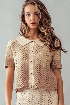 Coco Crochet Knit Sweater