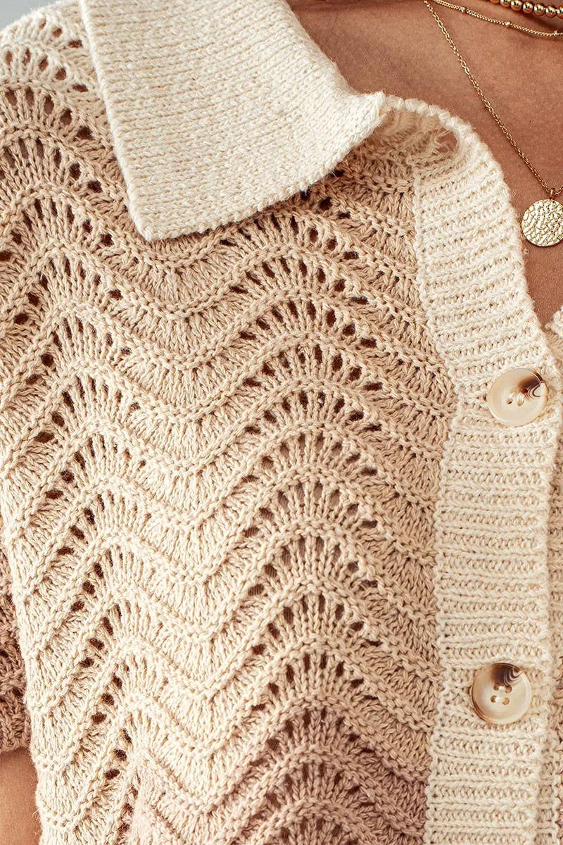Coco Crochet Knit Sweater