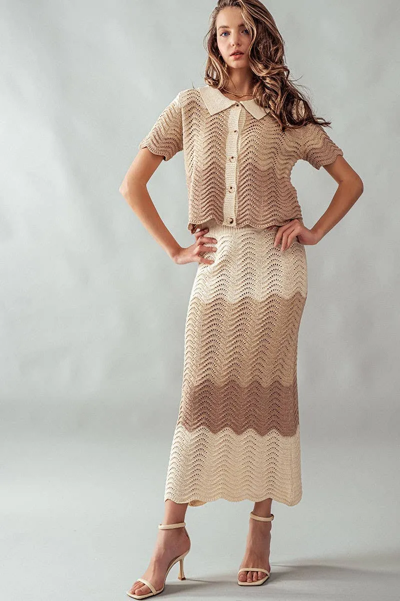 Coco Crochet Knit Sweater