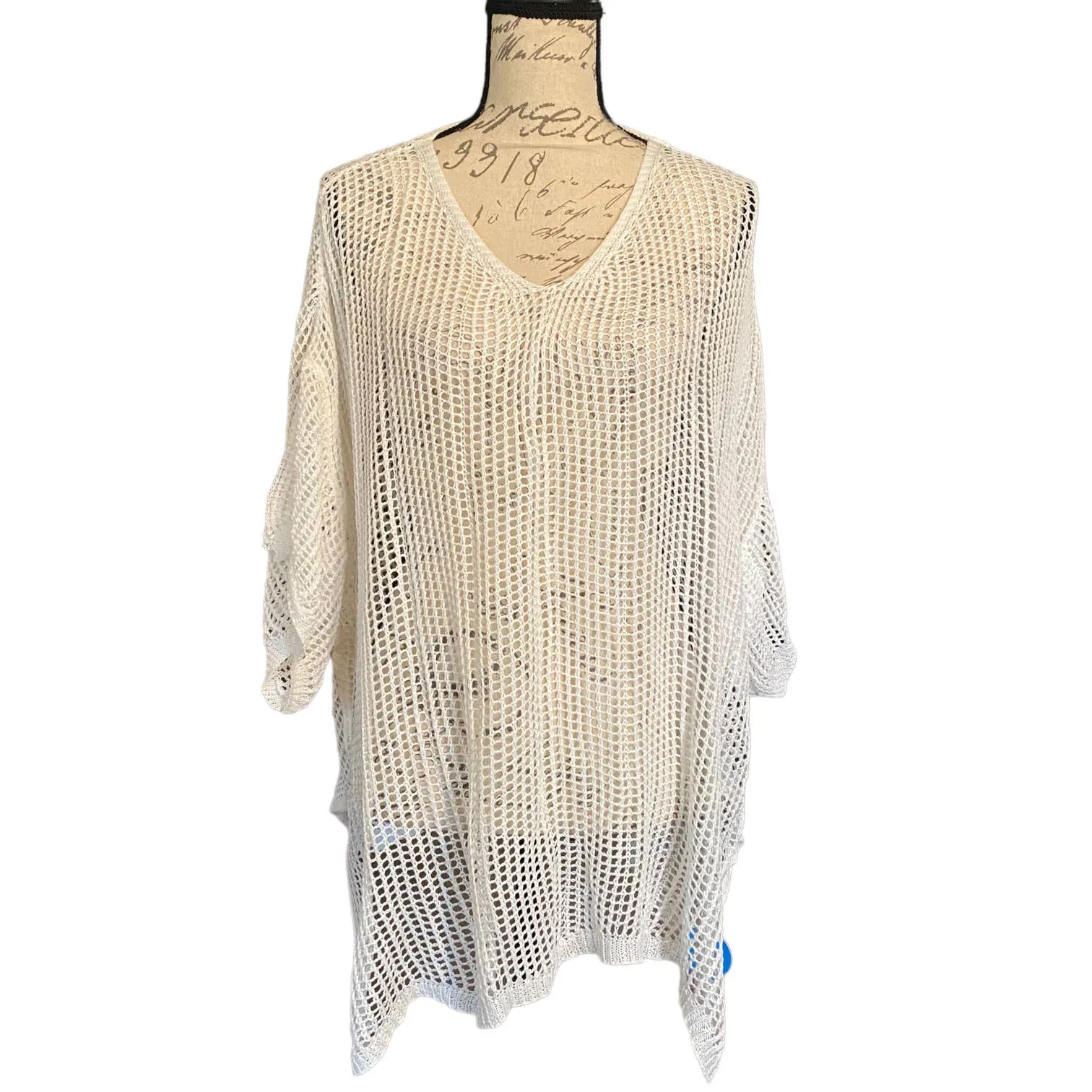 CupShe Knit Oversized Swimsuit Cover One Size NEW