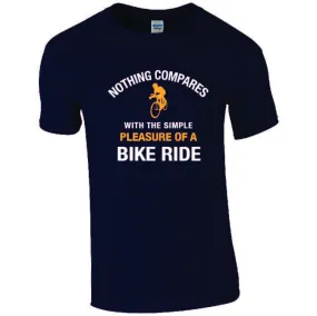 Cycling - Nothing compares with the simple pleasure of a bike ride t-shirt