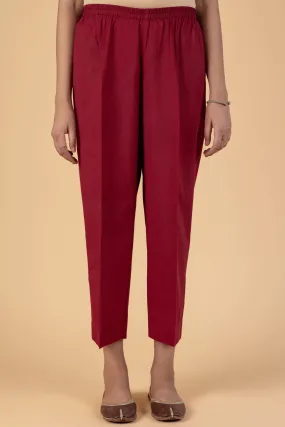 Dark Red Trousers