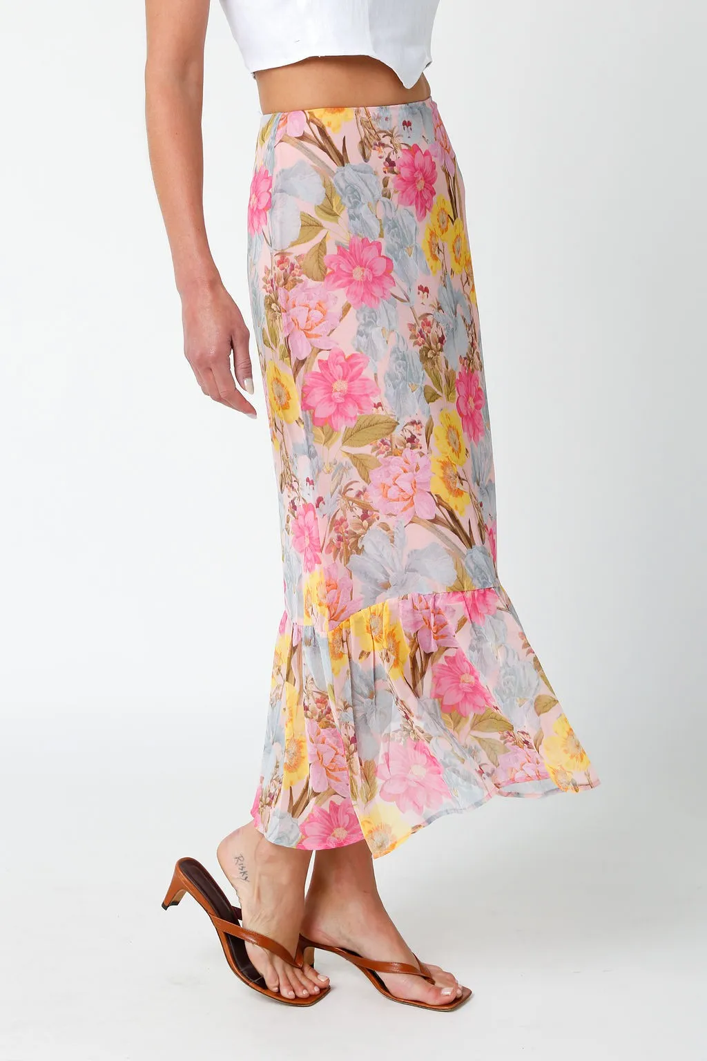 ELLISIA FLORAL SKIRT