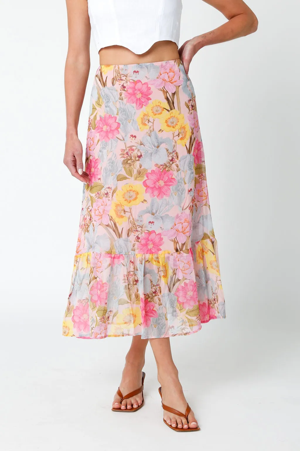 ELLISIA FLORAL SKIRT
