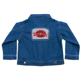 Embroidered Mother's Pride Baby Denim Jacket