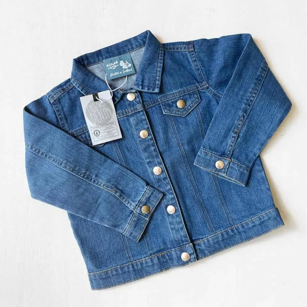 Embroidered Mother's Pride Baby Denim Jacket