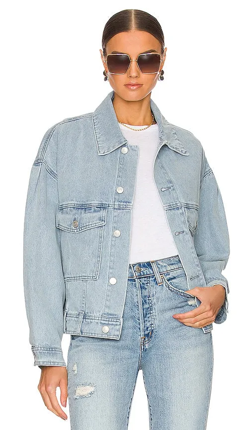 Ena Pelly Stella Denim Jacket in Blue