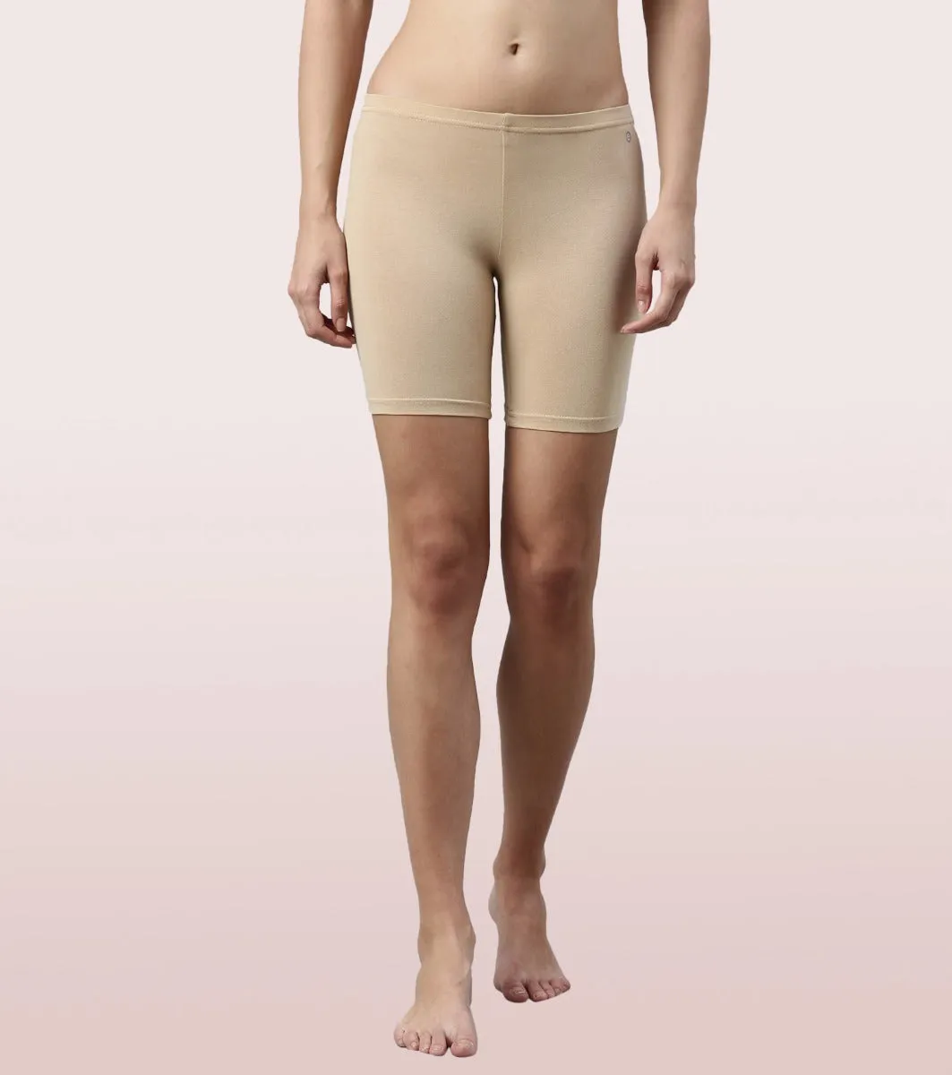 Essentials Stretch Cotton Cycling Shorts
