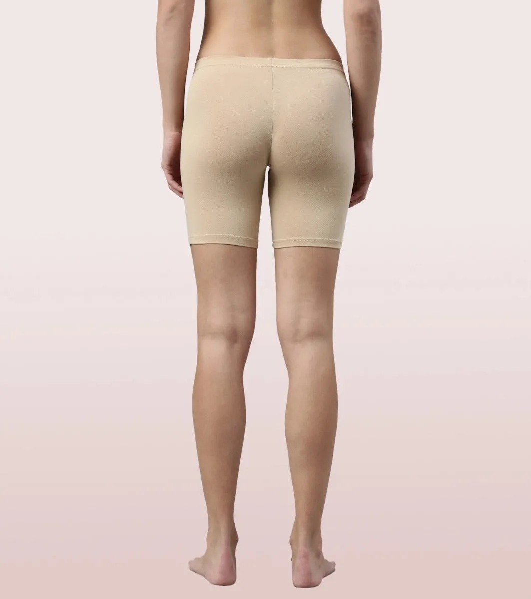 Essentials Stretch Cotton Cycling Shorts