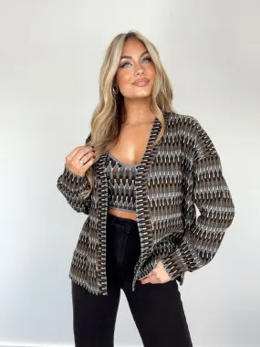 Sure, the optimized title for this e-commerce product could be: Stylish Estelle Knit Cardigan.