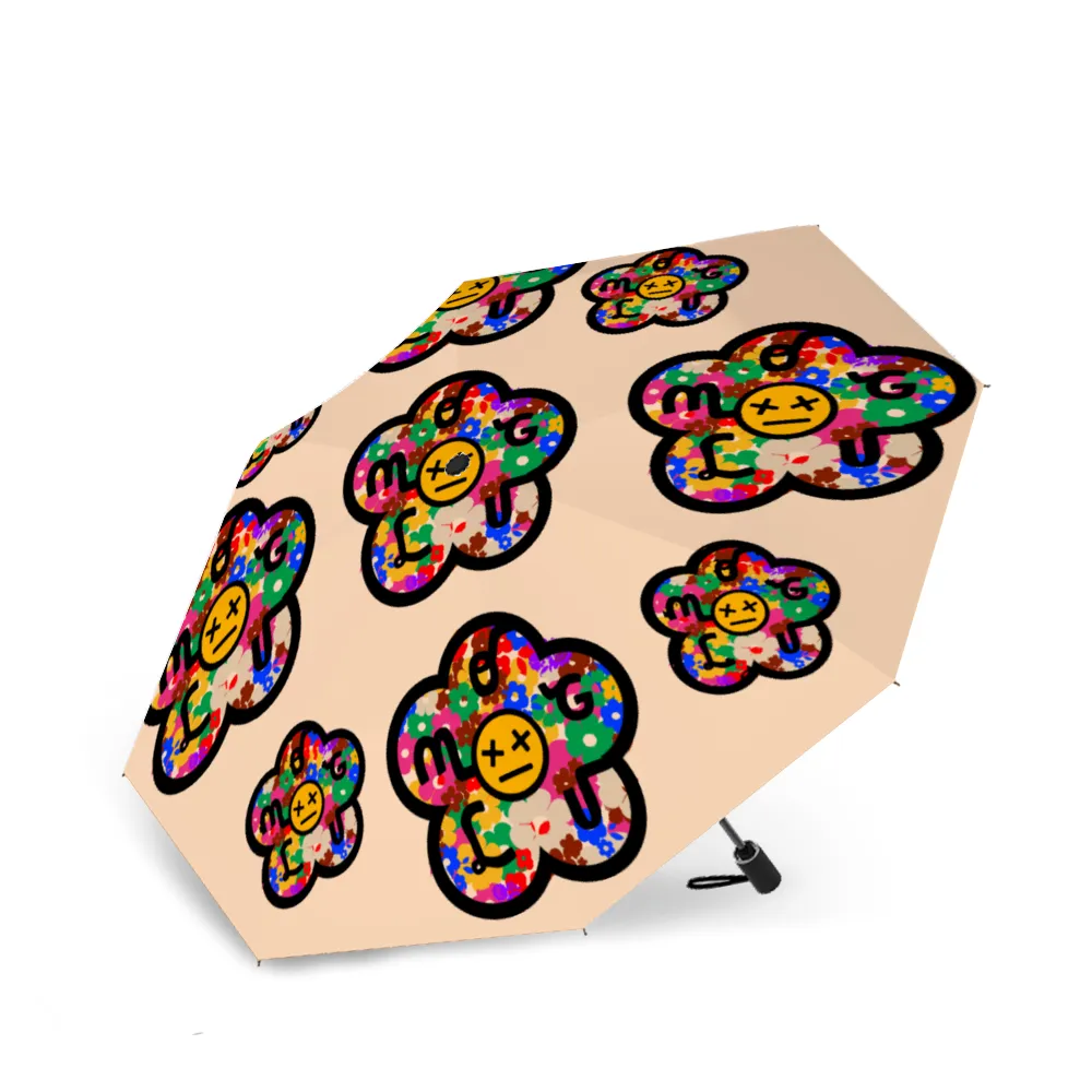Flower Bomb 3 Folding UV Umbrella