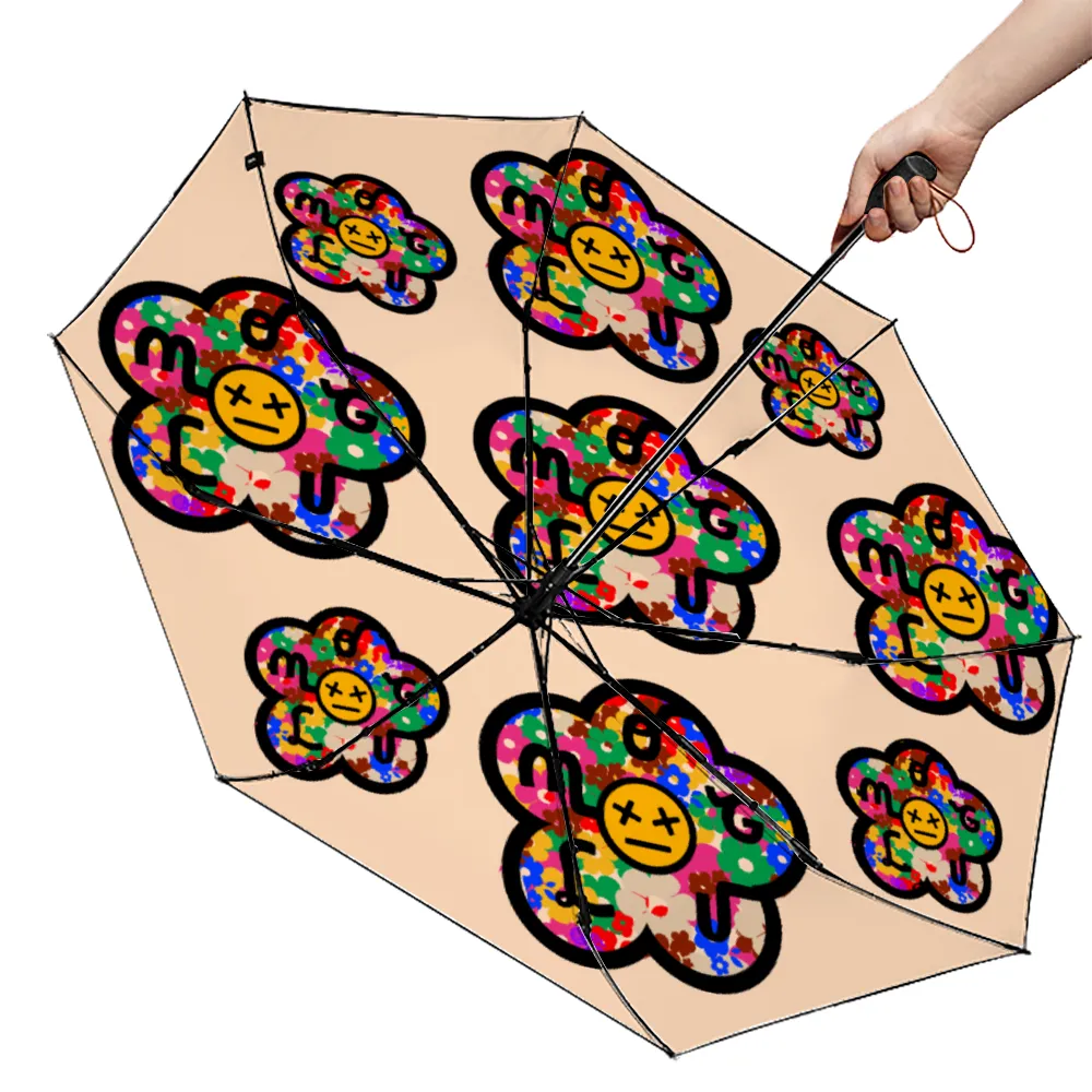 Flower Bomb 3 Folding UV Umbrella