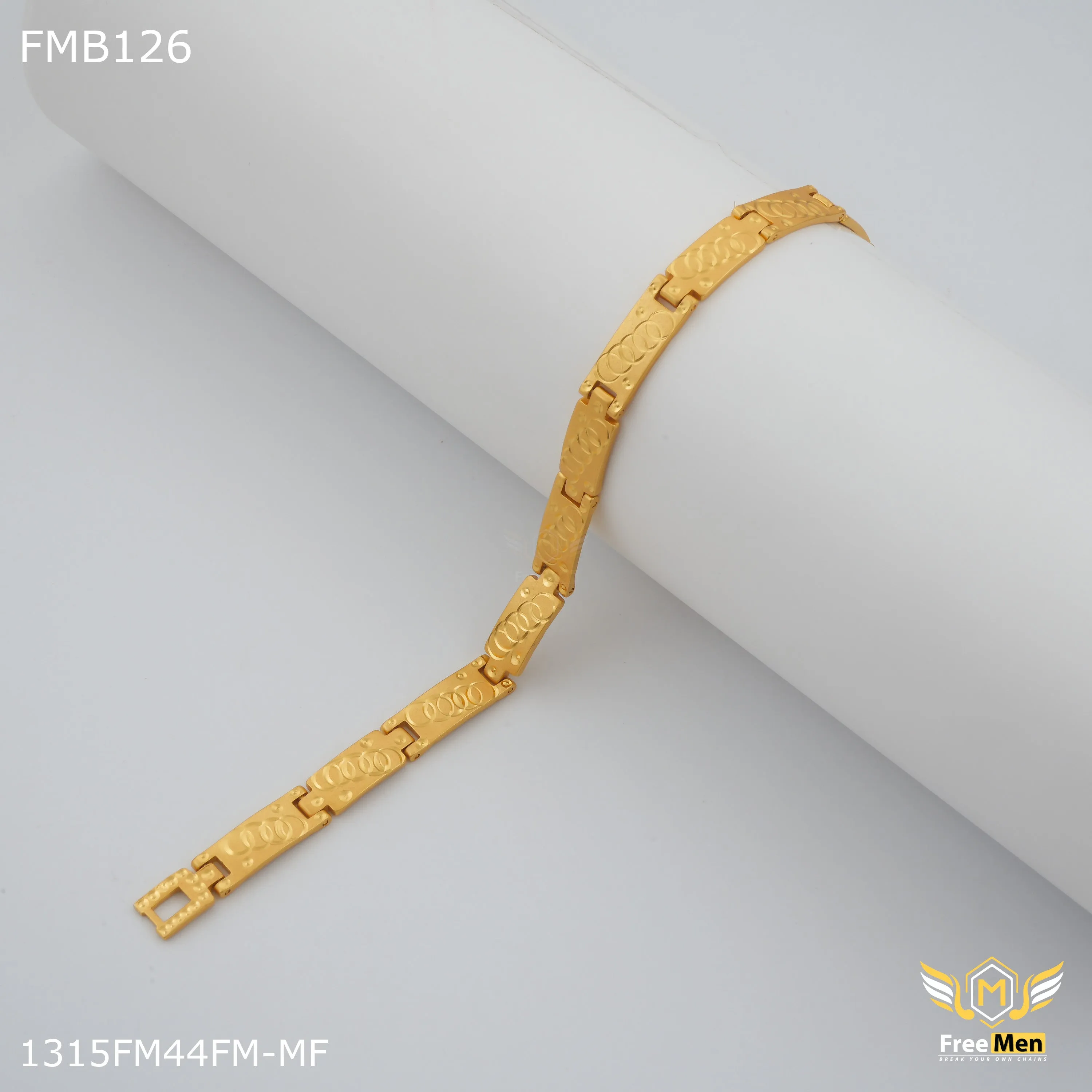 Freemen Five ring design casting IGP Bracelet for Men - FMB126