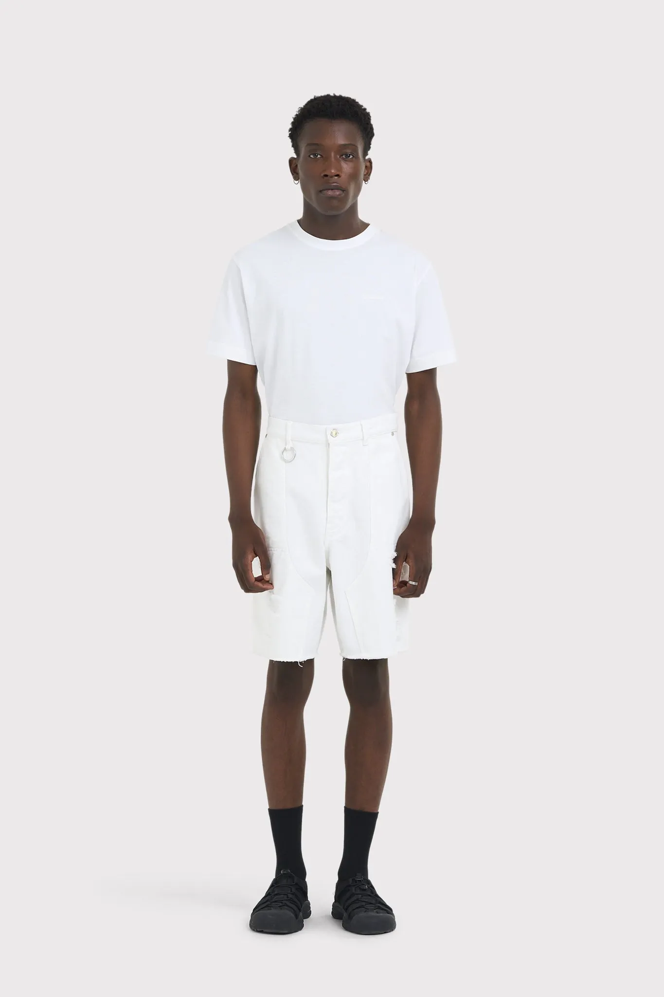 White Denim Friche Shorts - Stylish and Versatile