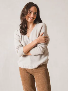INDI & COLD Pullover Beige V neck