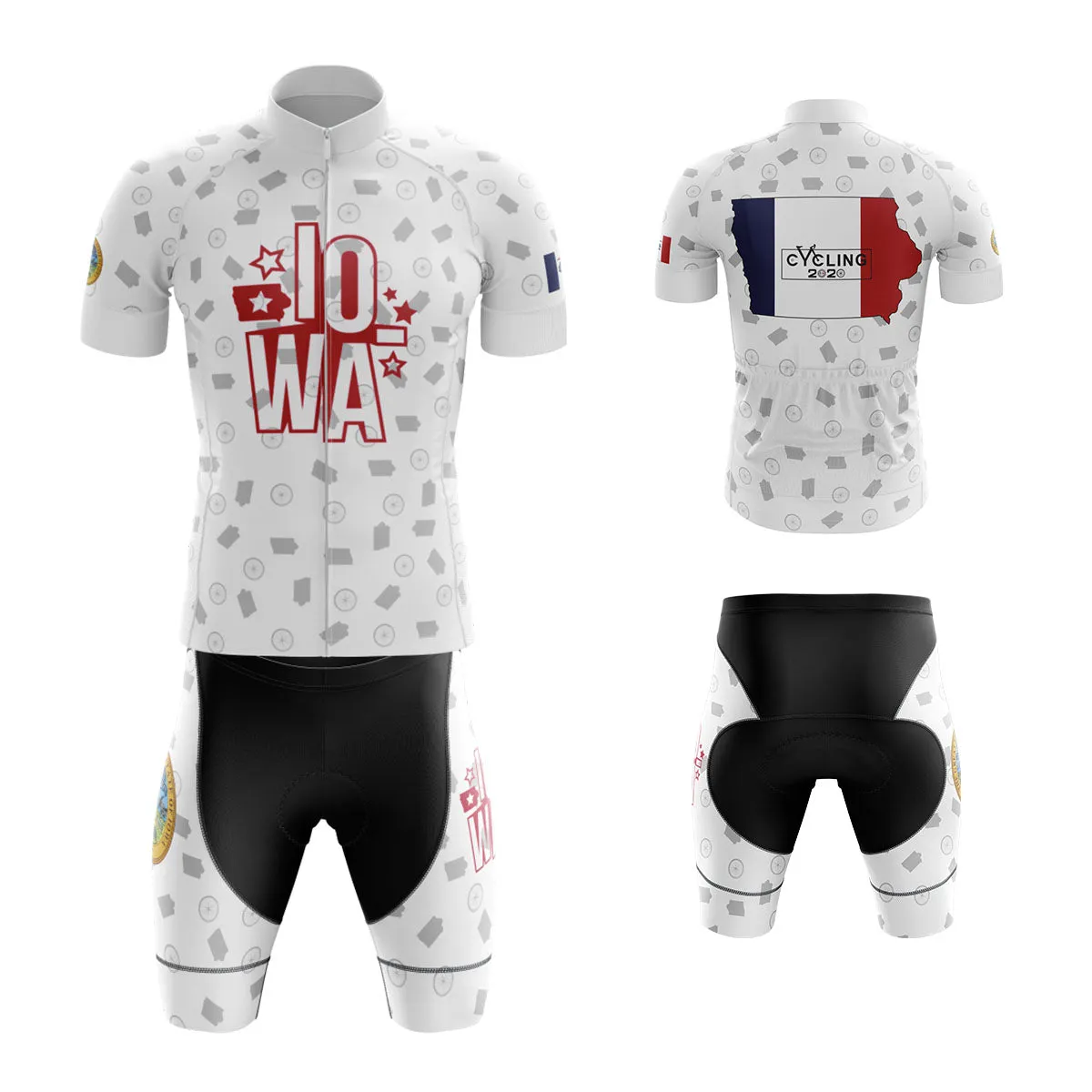 Iowa Short Sleeve Jersey White