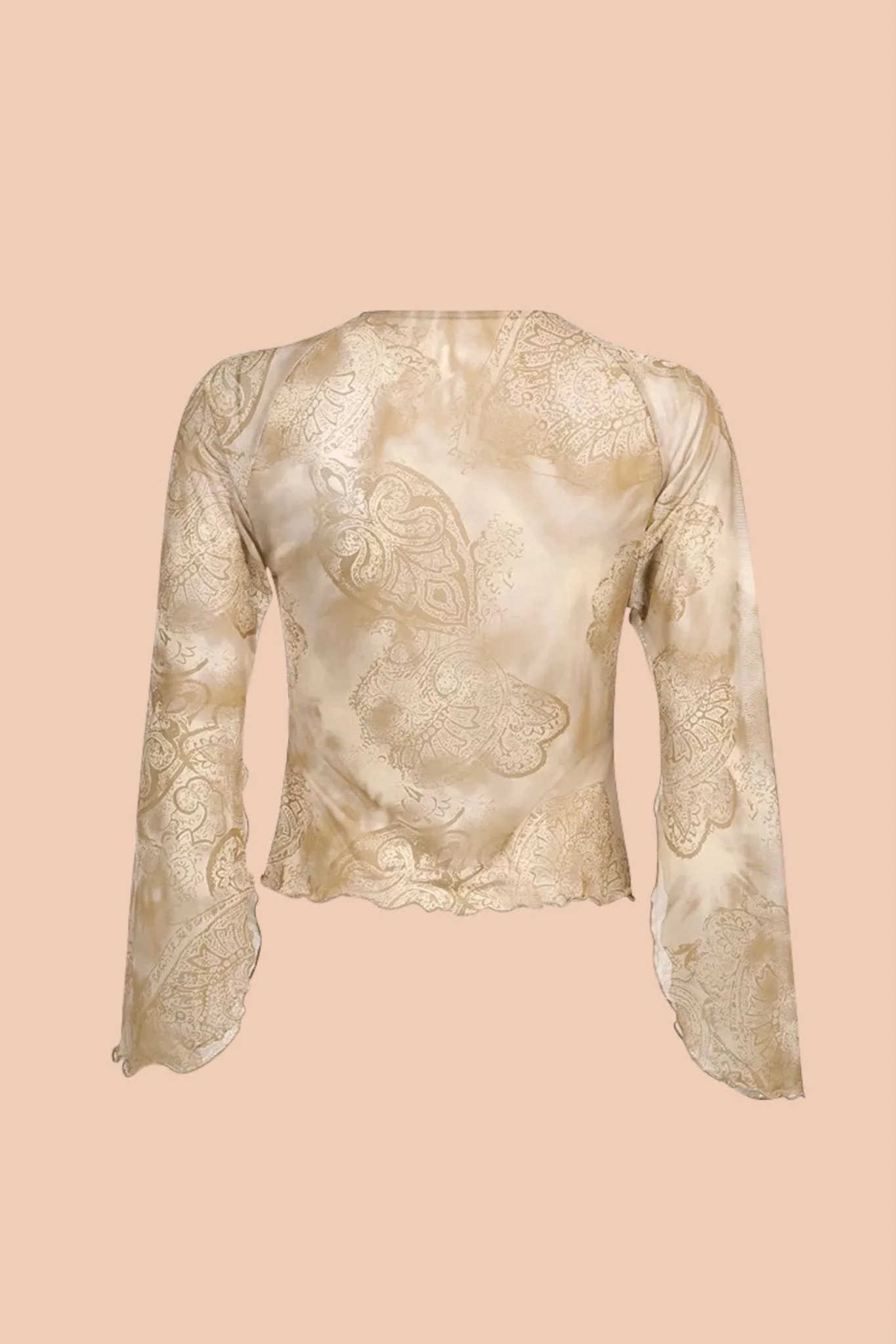 Lena tie front top
