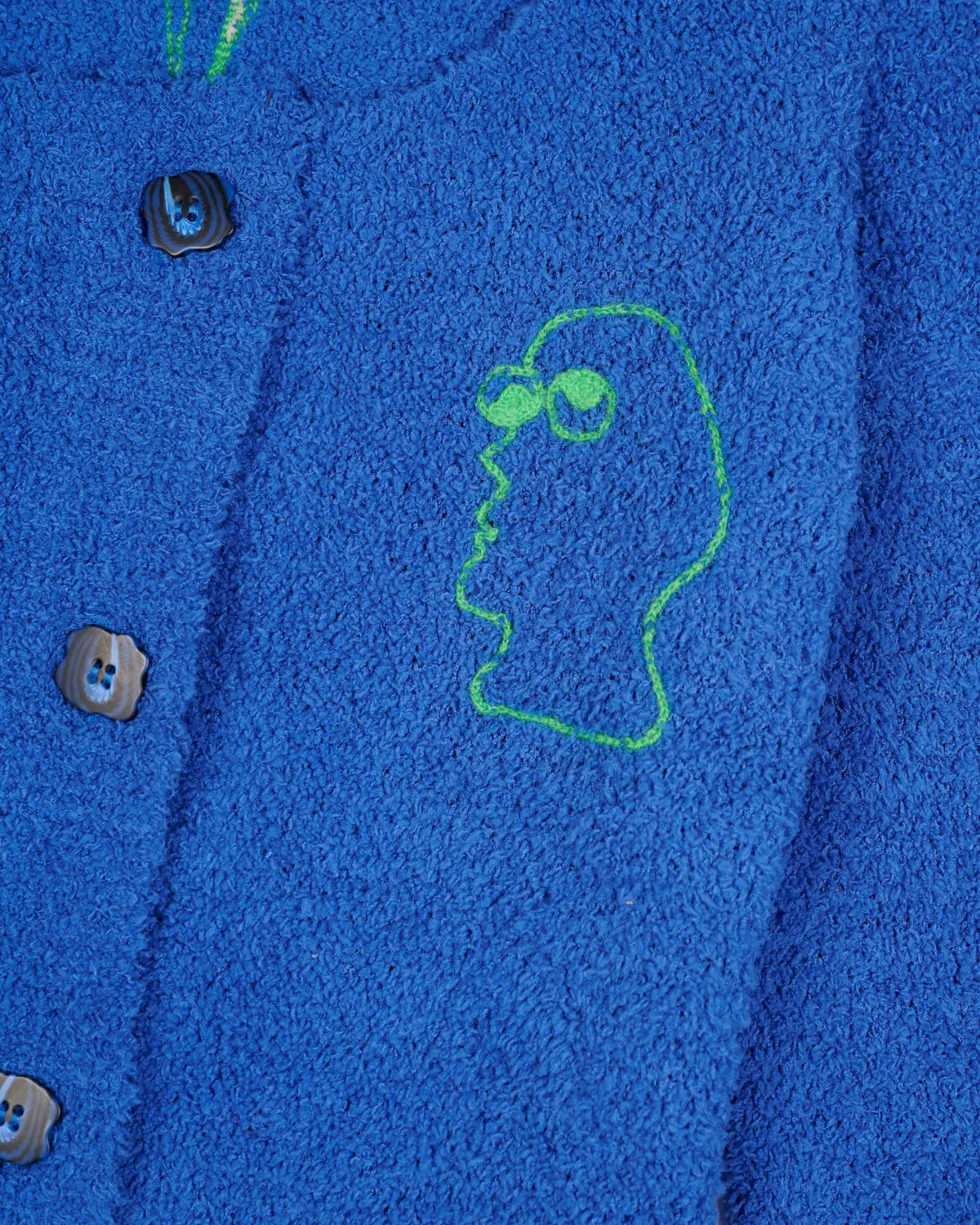 Mantis Pill Cardigan - Royal Blue