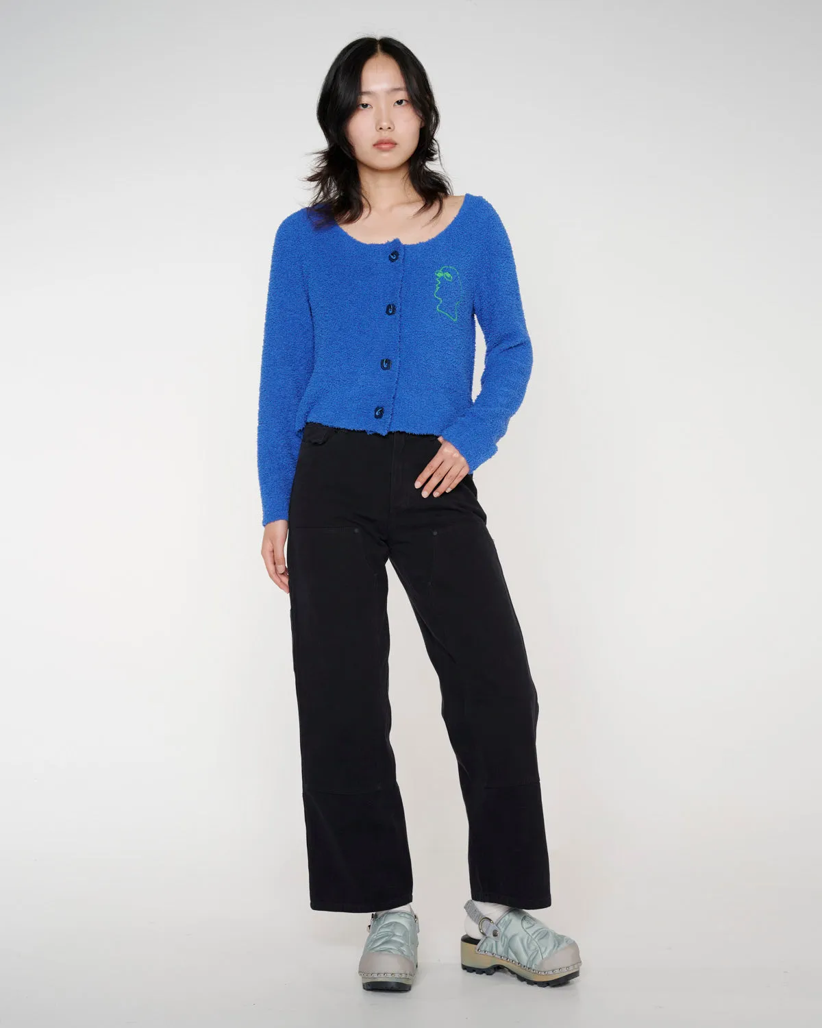 Mantis Pill Cardigan - Royal Blue