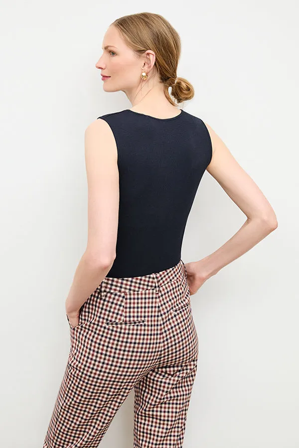 Mejia Pant - Windowpane Sharkskin :: Multi