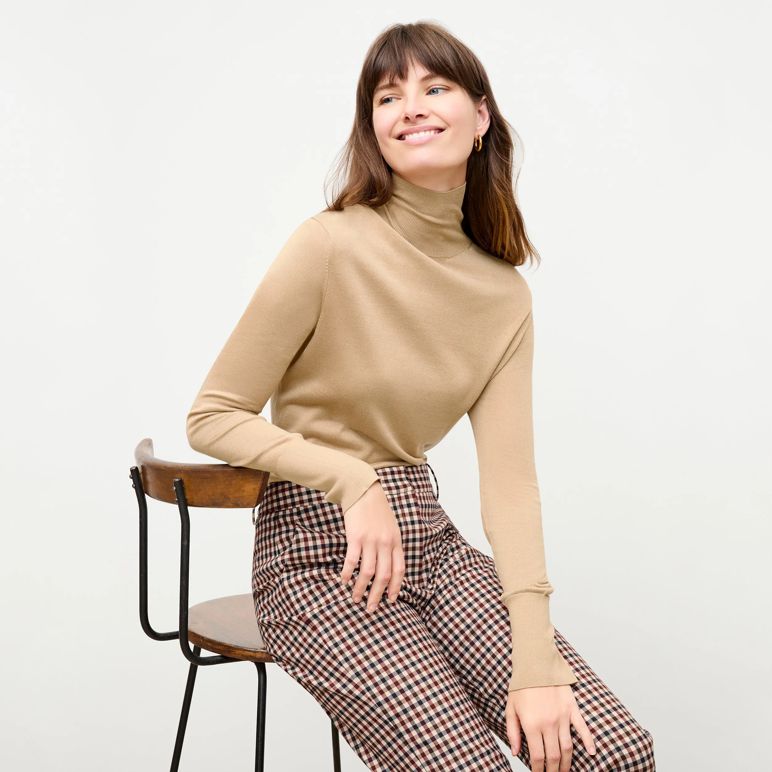Mejia Pant - Windowpane Sharkskin :: Multi