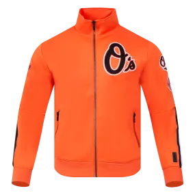 MLB BALTIMORE ORIOLES CLASSIC MEN'S DK TRACK JACKET (ORANGE)